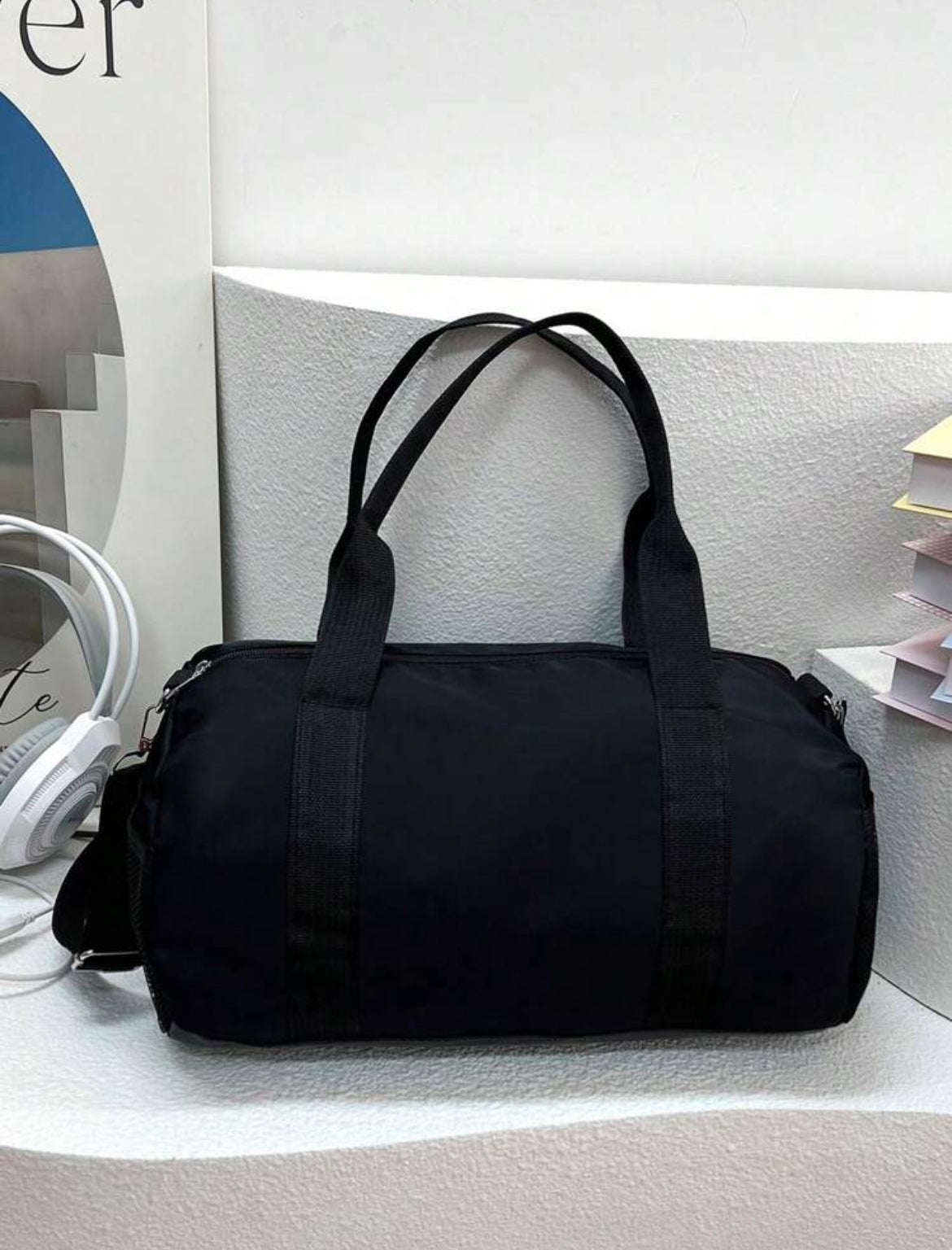 đ Sac de sport NOIR stylĂ© et pratique â Lâalliance parfaite entre fonction et mode !