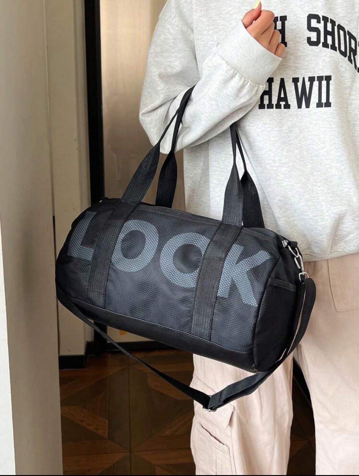 đ Sac de sport NOIR stylĂ© et pratique â Lâalliance parfaite entre fonction et mode !